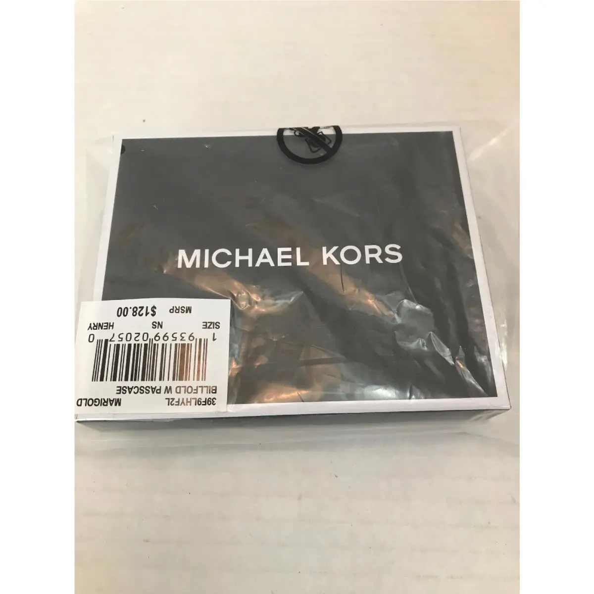 Michael Kors Mens Henry Marigold Billfold W Passcode Wallet