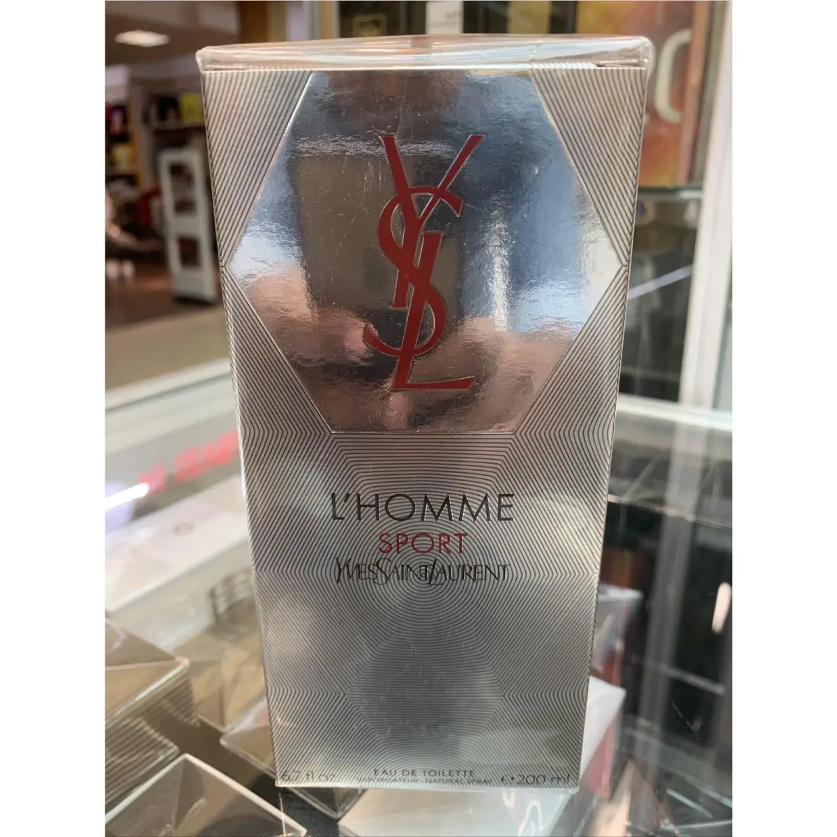 Men`s L`homme Sport Cologne 6.7oz/200ml Edt Spray New by Yves Saint Laurent