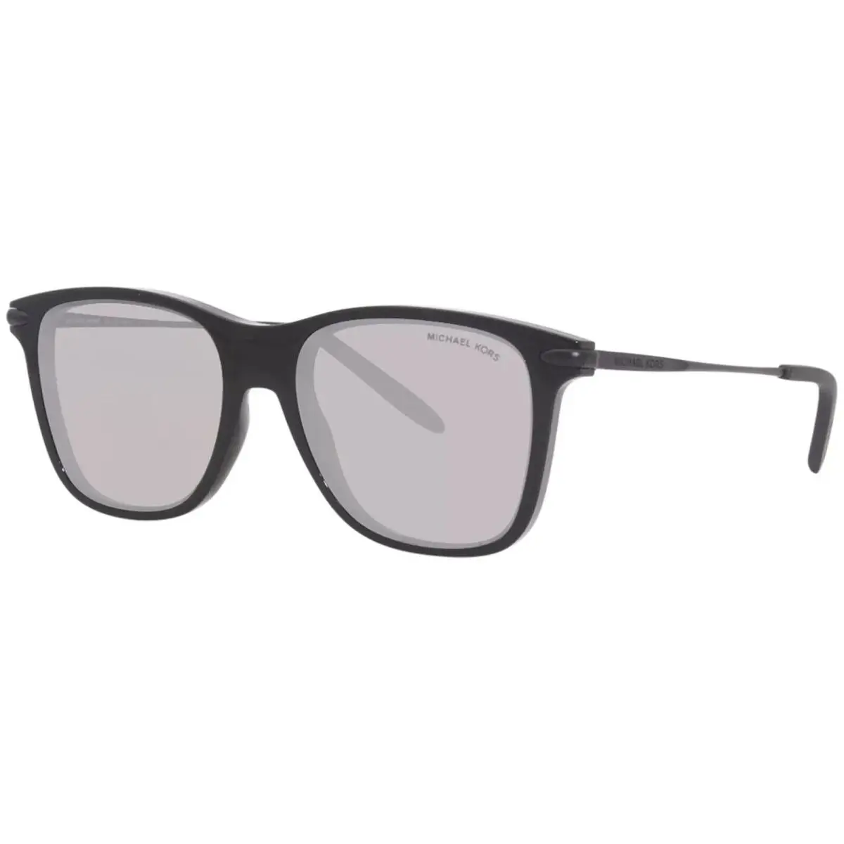 Michael Kors Reno MK2155 30046G Sunglasses Men`s Black/silver Mirror 55mm