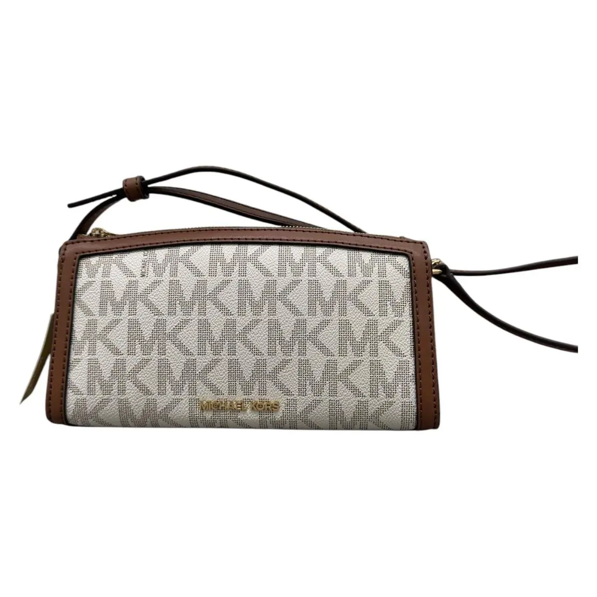 Michael Kors Jet Set Medium Curved TZ Xbdy Vanilla/lugg 38T4GJ6C6B - W/tag