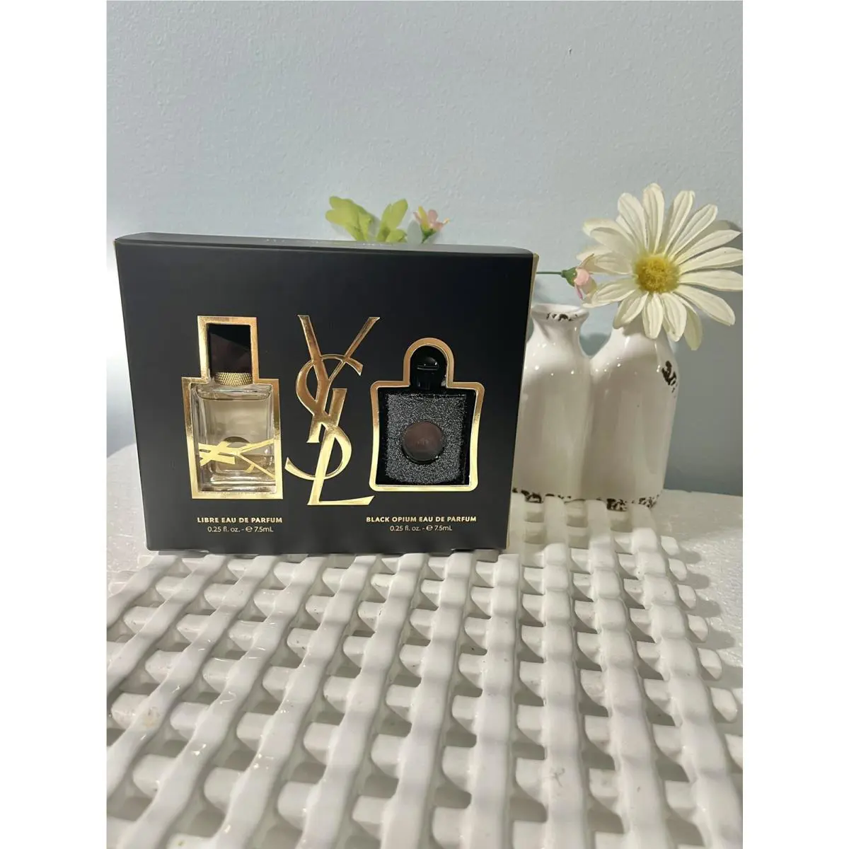 Yves Saint Laurent Ysl Black Opium Libre Eau DE Parfum Mini SET-2X 0.25oz/Travel Size