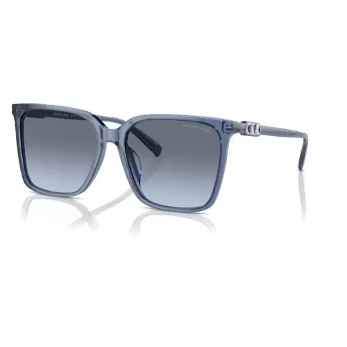 Michael Kors Women`s Canberra 56mm Blue Transparent Sunglasses MK2197U-39568F-56