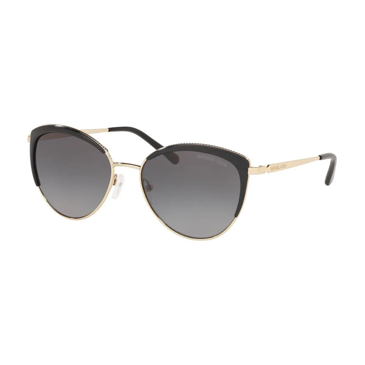 Michael Kors Women Sunglasses Light Gold MK1046-1855T3 Gray