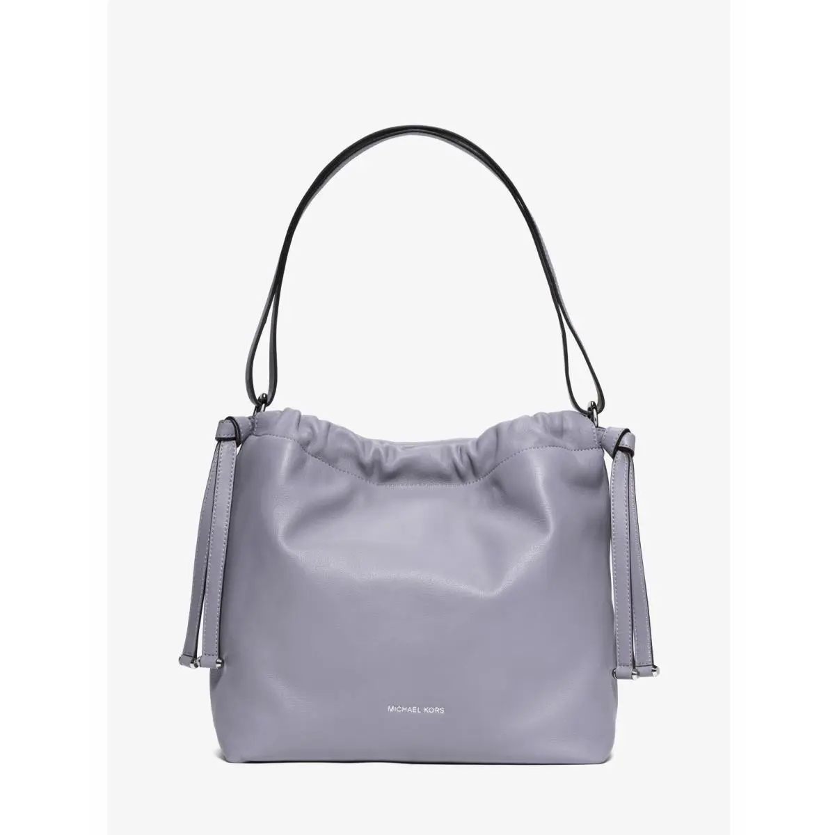Michael Kors Angelina Convertible Large Leather Shoulder Bag Color- Lilac