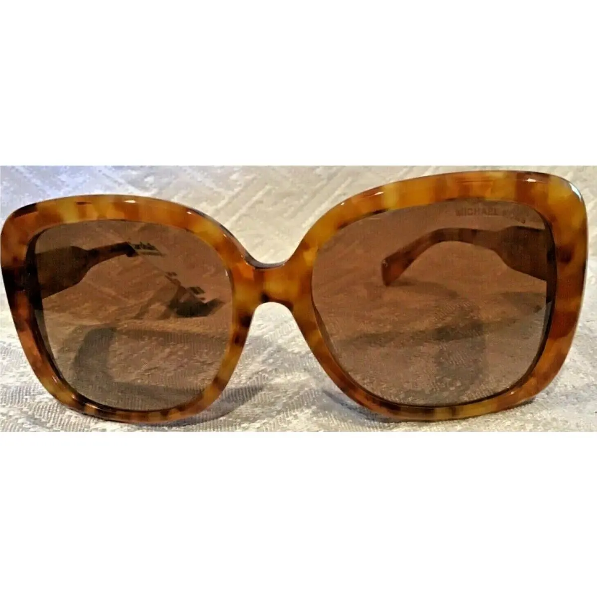 Michael Kors Womens Sunglasses Brown Tortoise MK2081 Klosters 140 Temple