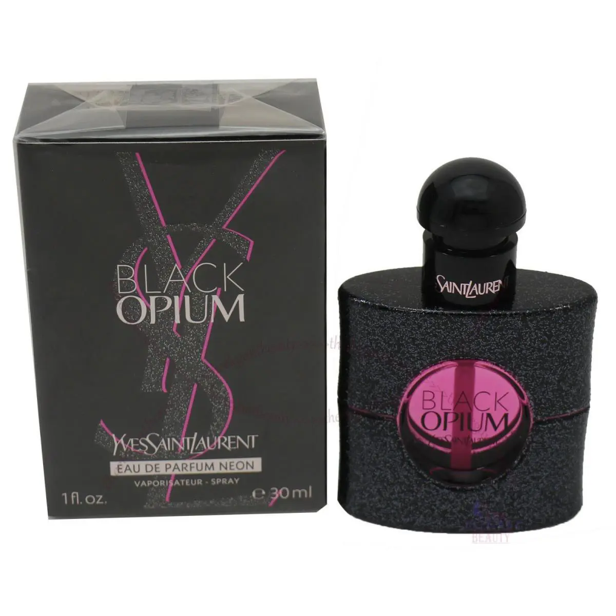 Black Opium By Ysl 1oz/30ml Eau De Parfum Neon Spray For Women by Yves Saint Laurent