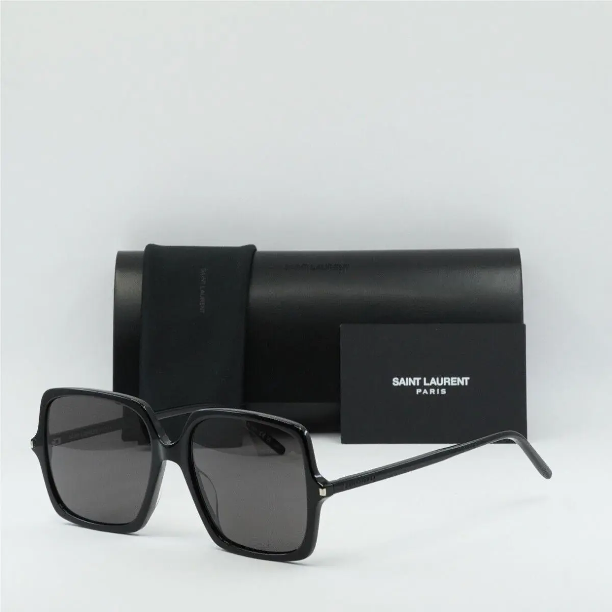 Saint Laurent SL591 001 Black/black 57-17-145 Sunglasses by Yves Saint Laurent
