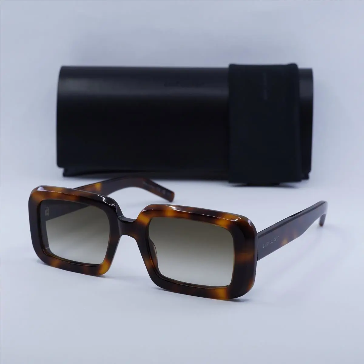 Saint Laurent SL534 Sunrise 012 Shiny Havana/brown Gradient 52-21-145 by Yves Saint Laurent