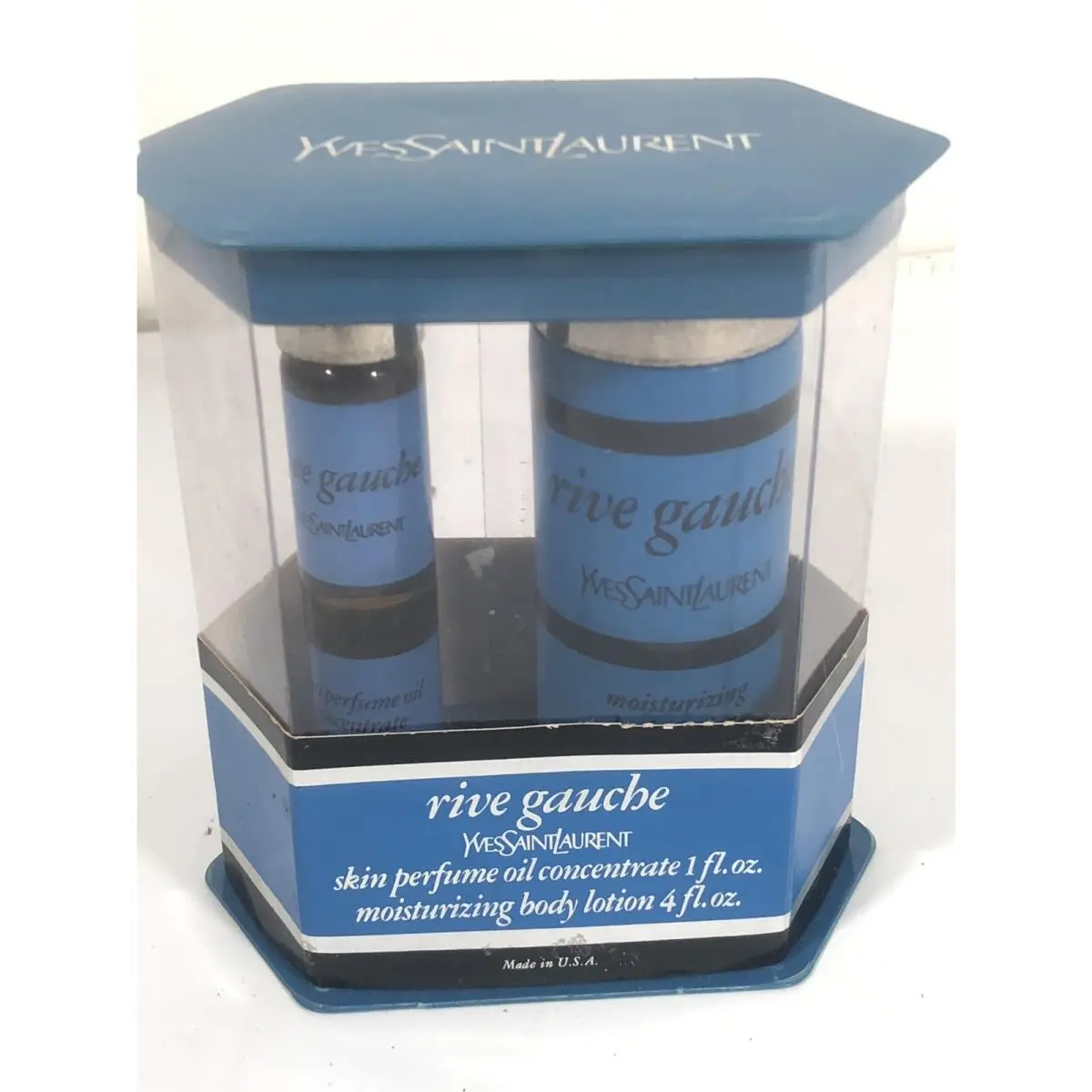 Vintage Rive Gauche By Yves Saint Laurent Women 1 oz Concentrate Perfume Oil Set