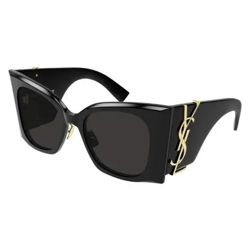 Saint Laurent SL M119/F Blaze Sunglasses 001 Black by Yves Saint Laurent