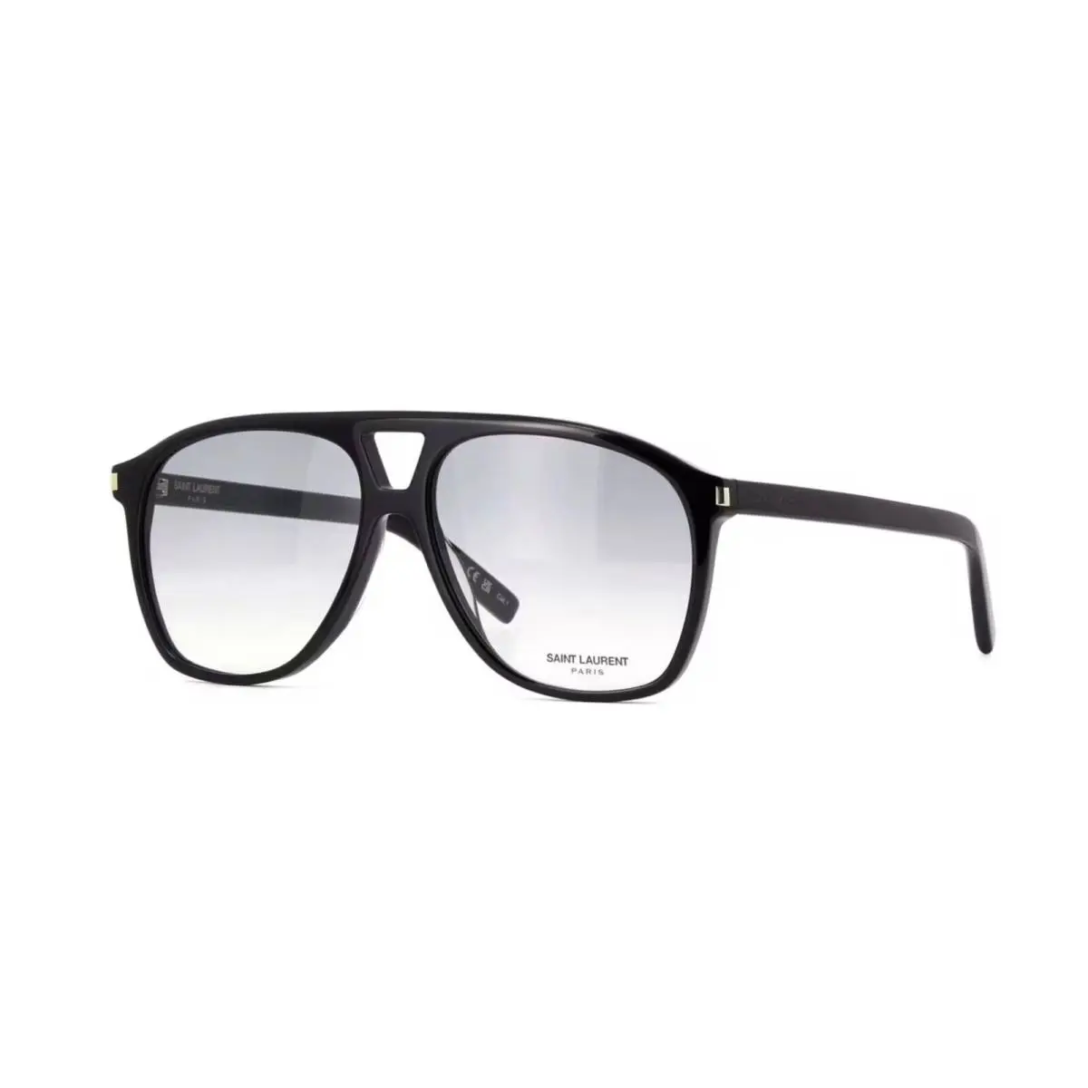 Saint Laurent SL 596 Dune Black/grey Shaded 006 Sunglasses - Frame: Black, Lens: Grey Shaded