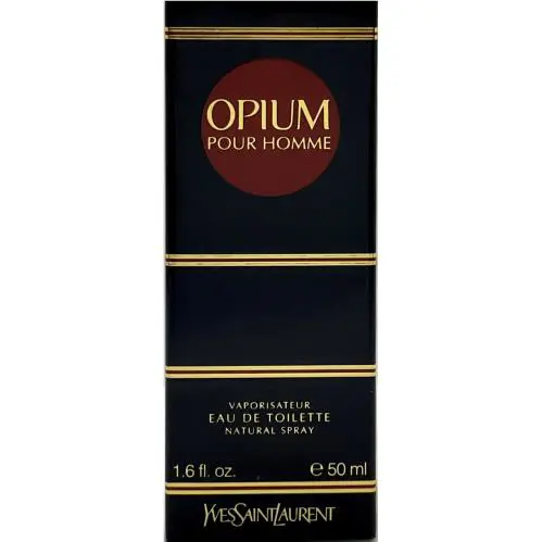 Opium Pour Homme Eau DE Toilette Spray For Men 1.6 Oz / 50 ml by Yves Saint Laurent