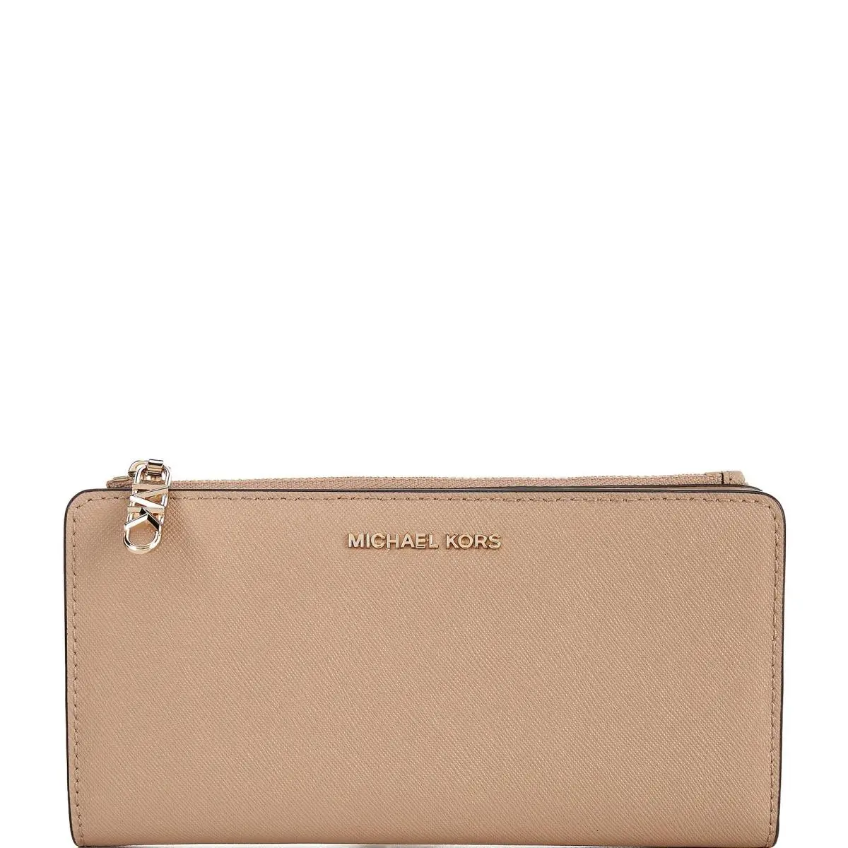 Michael Kors Empire Large Slim Snap Wallet Camel