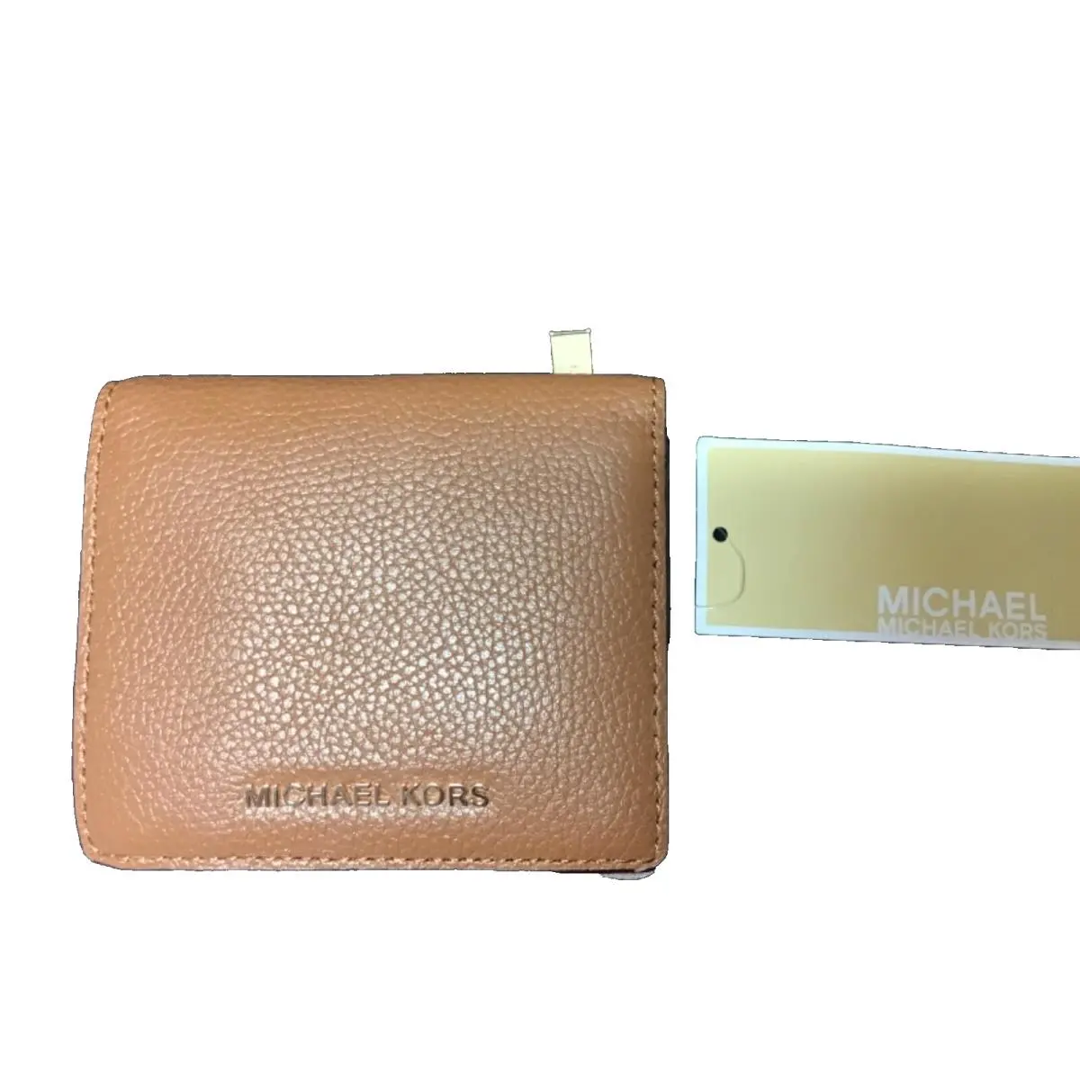 Michael Kors Wallet Carryall Card Case Luggage Leather RETAIL-$88