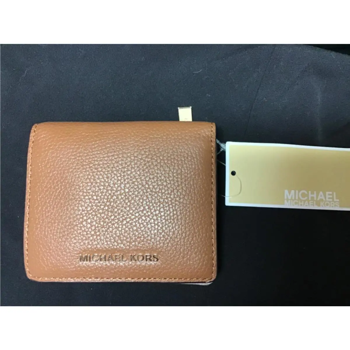 Michael Kors Wallet Carryall Card Case Luggage Leather RETAIL-$88