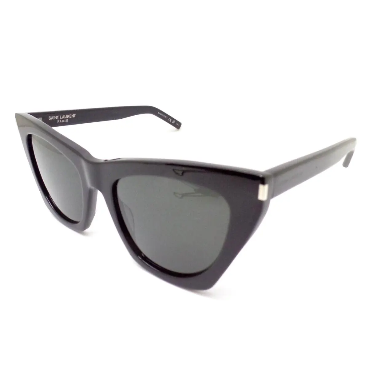 Saint Laurent SL 214 001 Kate 55mm Black Grey Eyeglasses Frames
