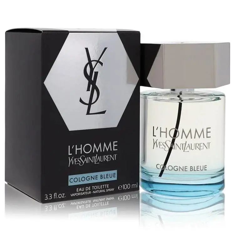 Yves Saint Laurent Ysl L`homme Cologne Bleue Eau De Toilette Spray 100 ml 3.4 Fl oz