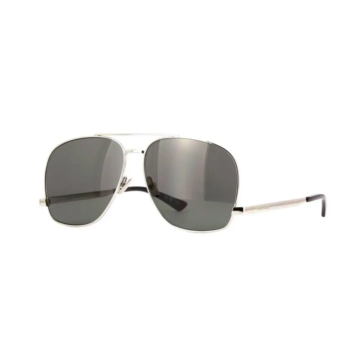 Saint Laurent SL 653 Leon Silver/grey 001 Sunglasses - Frame: Silver, Lens: Grey