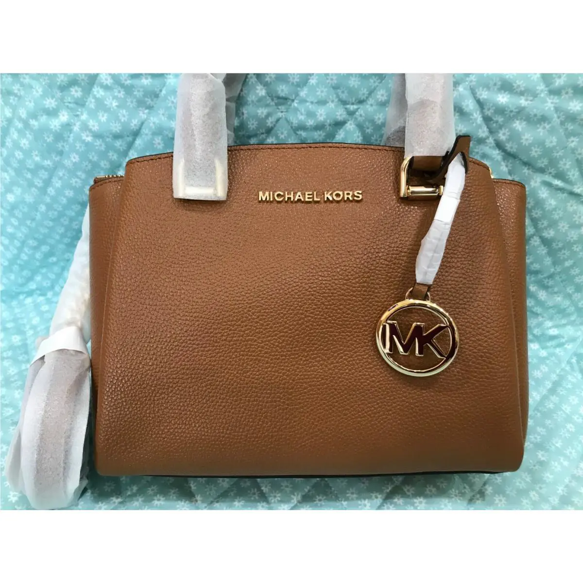 Michael Kors Maxine Luggage Small Messenger Crossbody Bag Msr