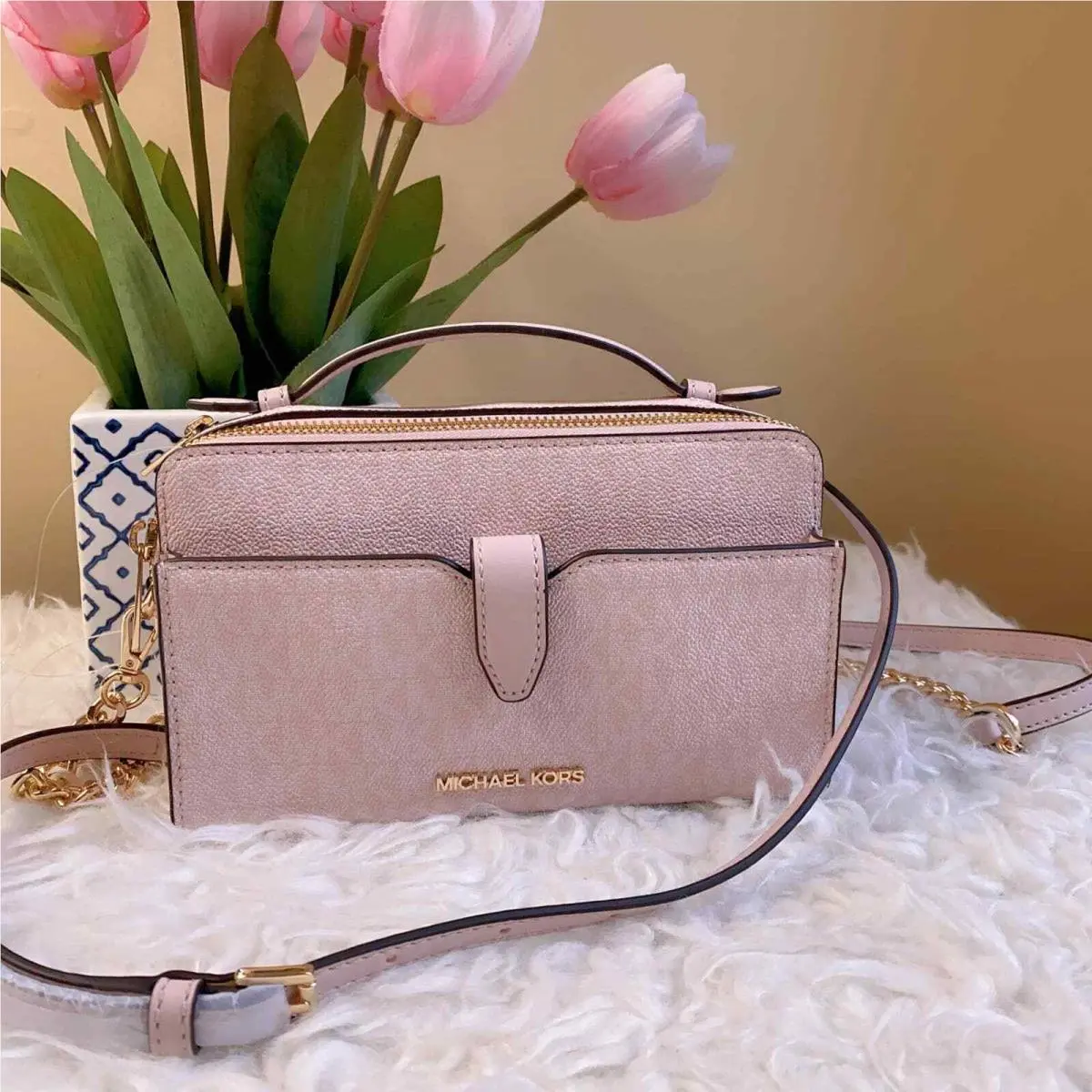 Michael Kors Double Zip Small Crossbody