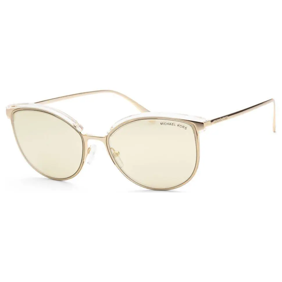 Michael Kors Women`s Gold Round Sunglasses MK1088-1014V9