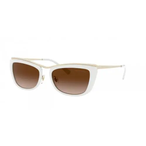 Michael Kors Zaria MK1064 111413 56 White/brown Shaded Sunglass 56 19 145 3N