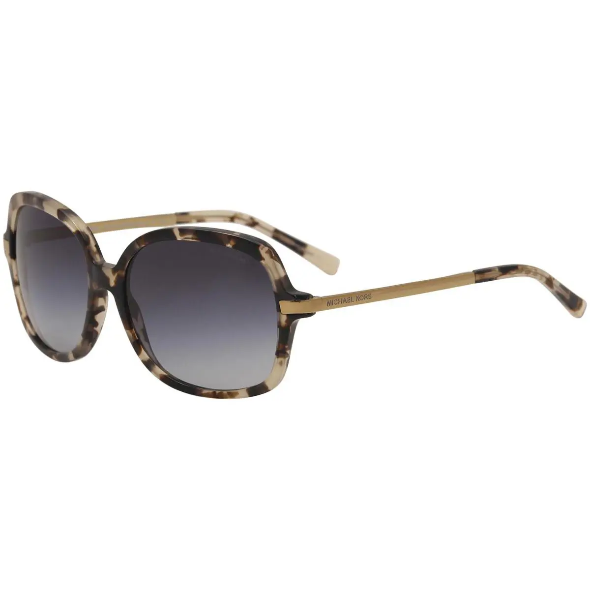 Michael Kors Adrianna II MK2024 MK/2024 316213 Pink Tortoise Sunglasses 57mm - Frame: Pink, Lens: Gray
