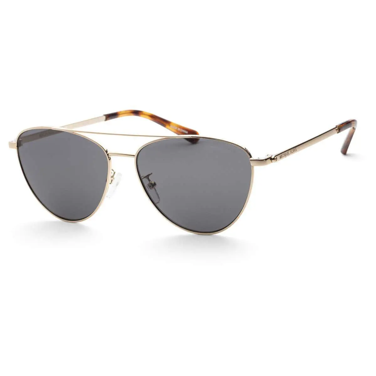 Michael Kors Women`s Gold Aviator Sunglasses MK1056-101487 58