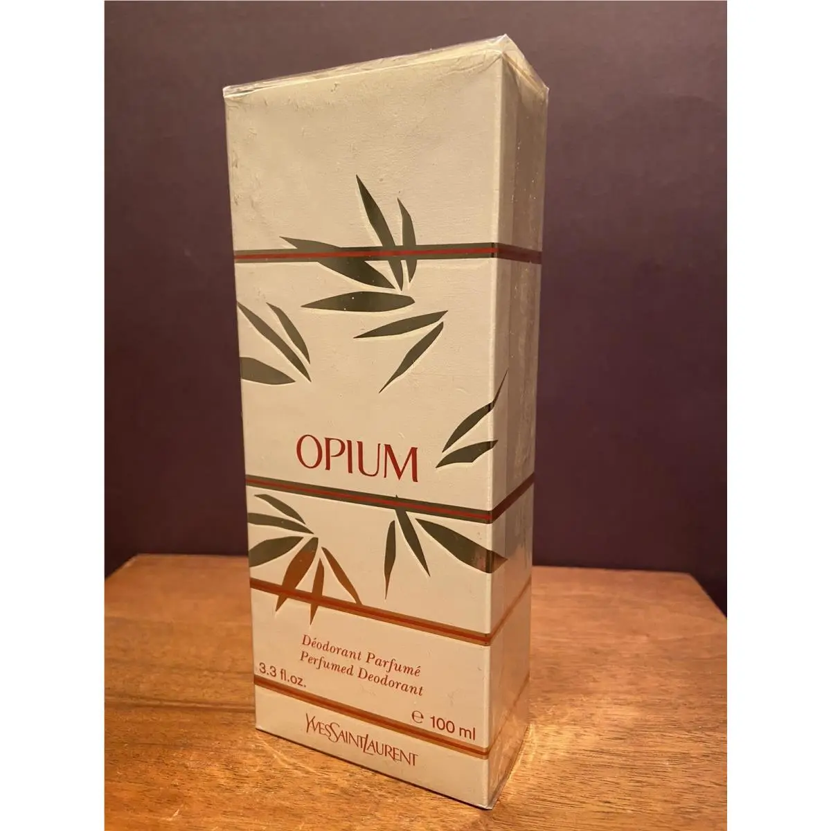 Ysl Opium Perfumed Deodorant Spray 3.3 Fl. OZ / 100 ML Vintage Box Rare by Yves Saint Laurent