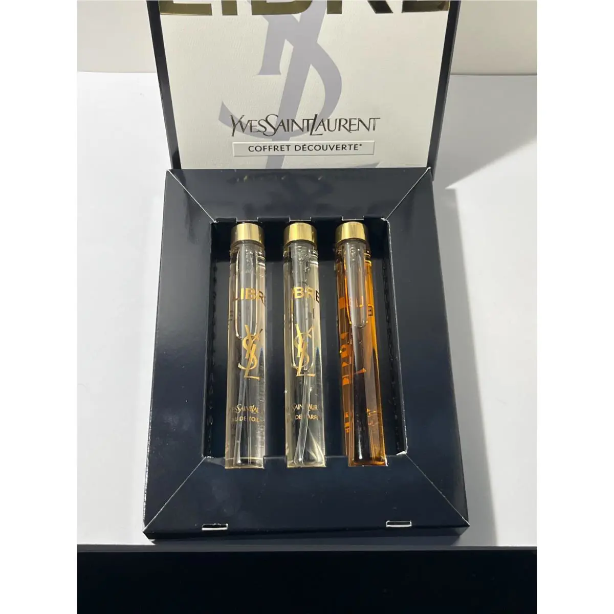 Ysl Libre Eau de Parfum+toilette+intense 10mL/0.33oz Travel Spray Discovery Set by Yves Saint Laurent