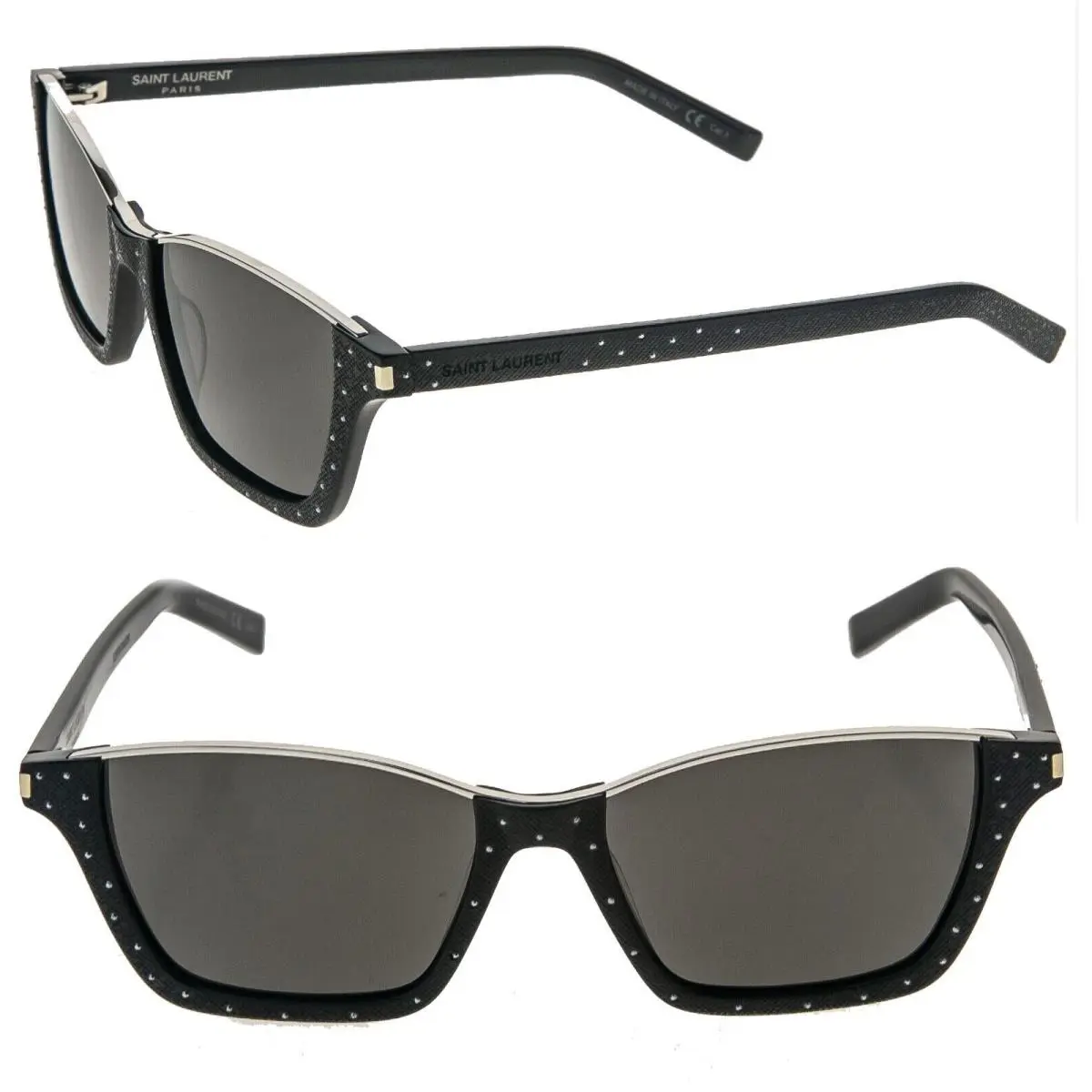 Saint Laurent Dylan SL 365 SL365 Black Metal Stud Limited Sunglasses Unisex 005