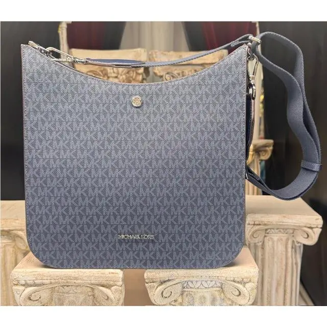 Vintage Michael Kors Briley Admiral Large Messenger Crossbody Bag
