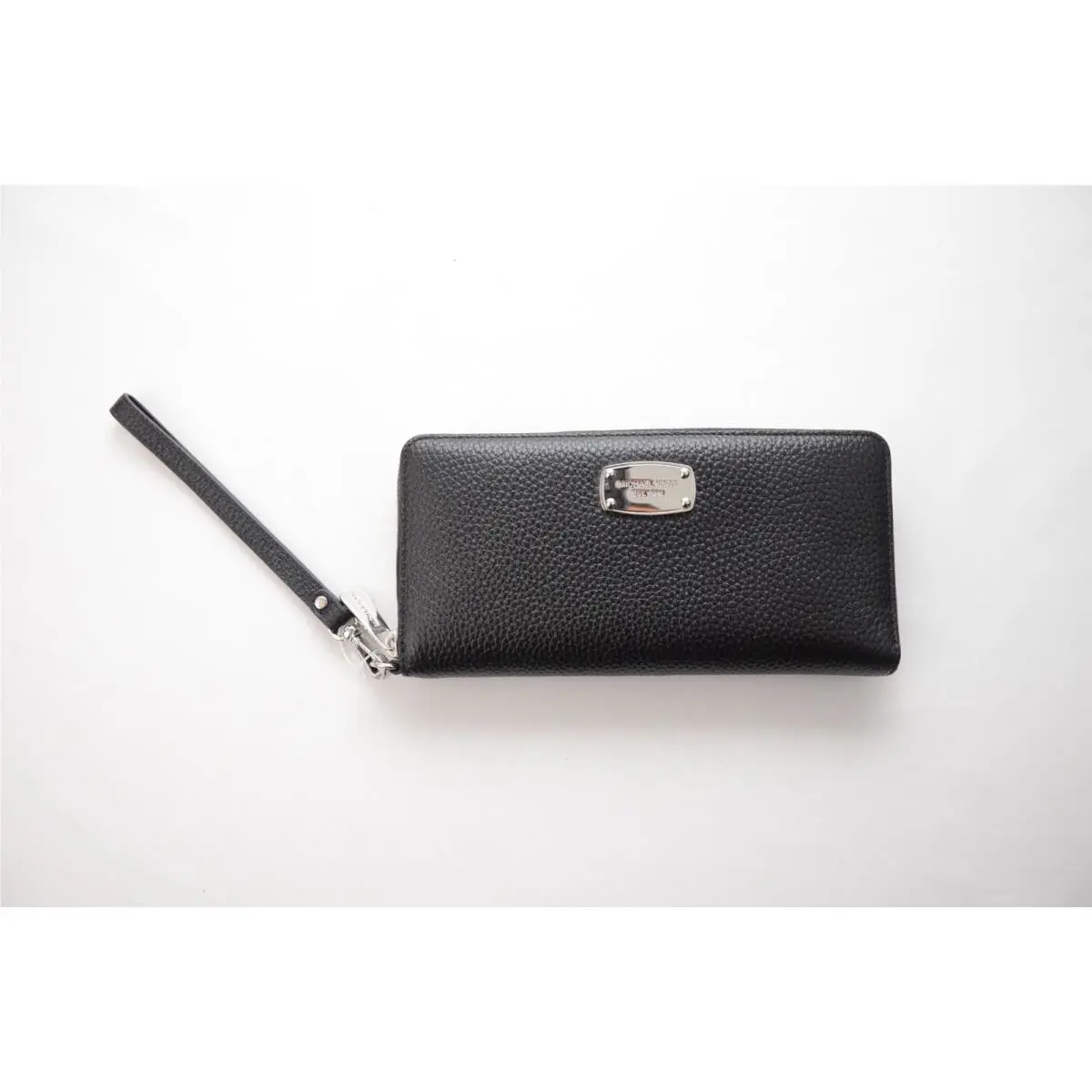 Michael Kors Jet Set Leather Travel Continental Wallet Black 35H5STTZ3L