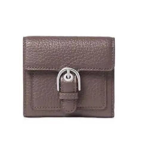 Michael Kors Cinder Pebble Leather Cooper MD Carryall Wallet Final