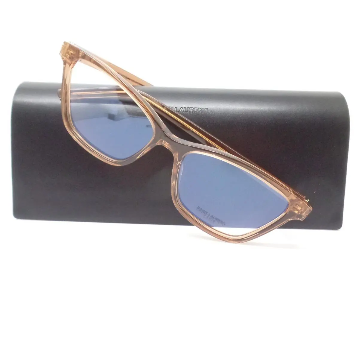 Saint Laurent SL m128 012 56mm Crystal Brown Eyeglasses Frames