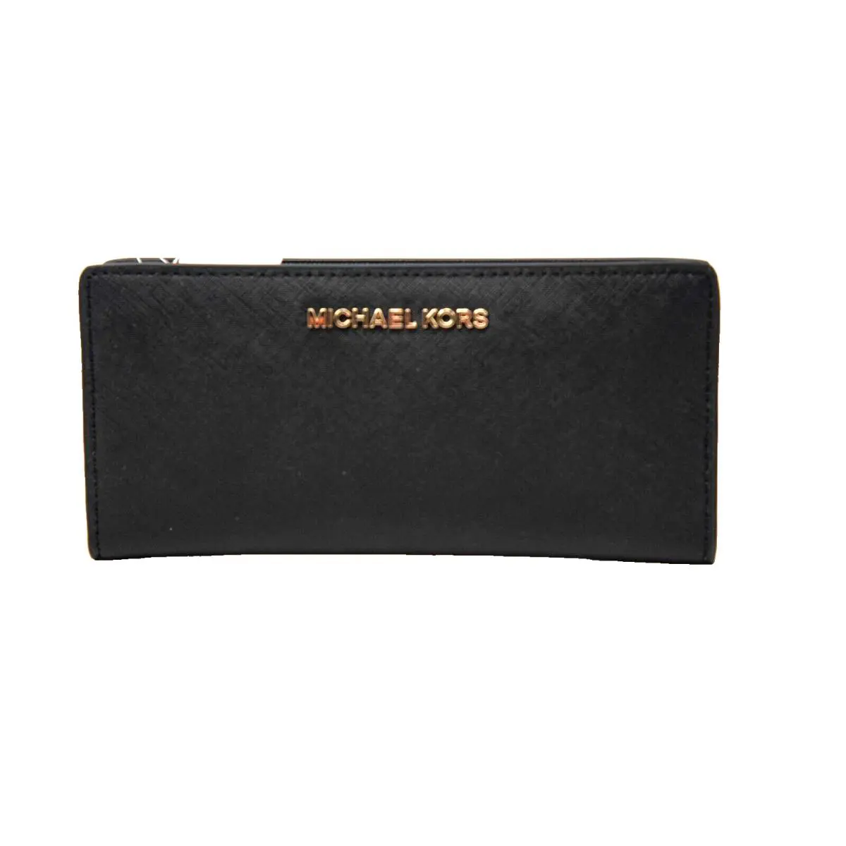 Michael Kors Large Leather Wallet Black with Card Case