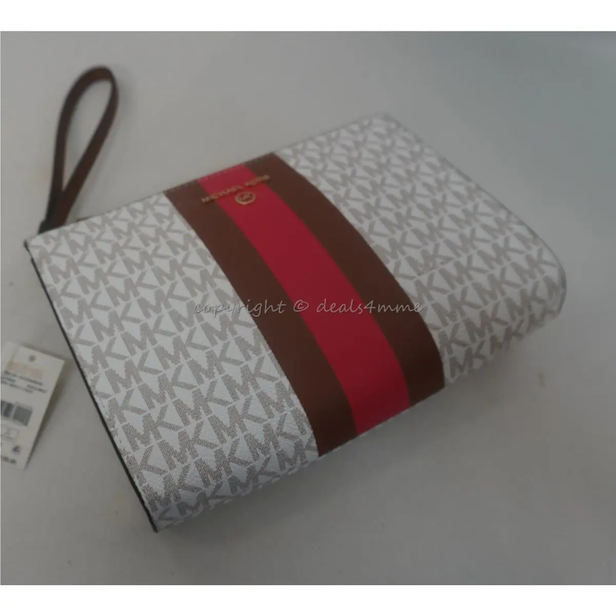 Michael Kors 32H0GTMW8B Medium Tarvel Wristlet Pouch in Dhalia Multi