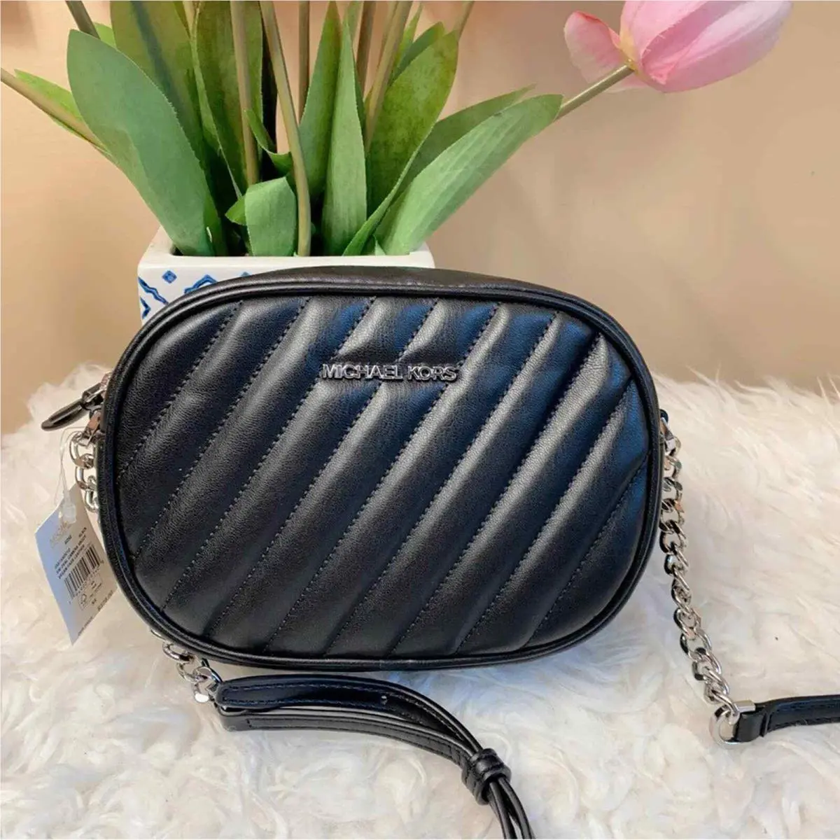 Michael Kors Rose Camera Bag