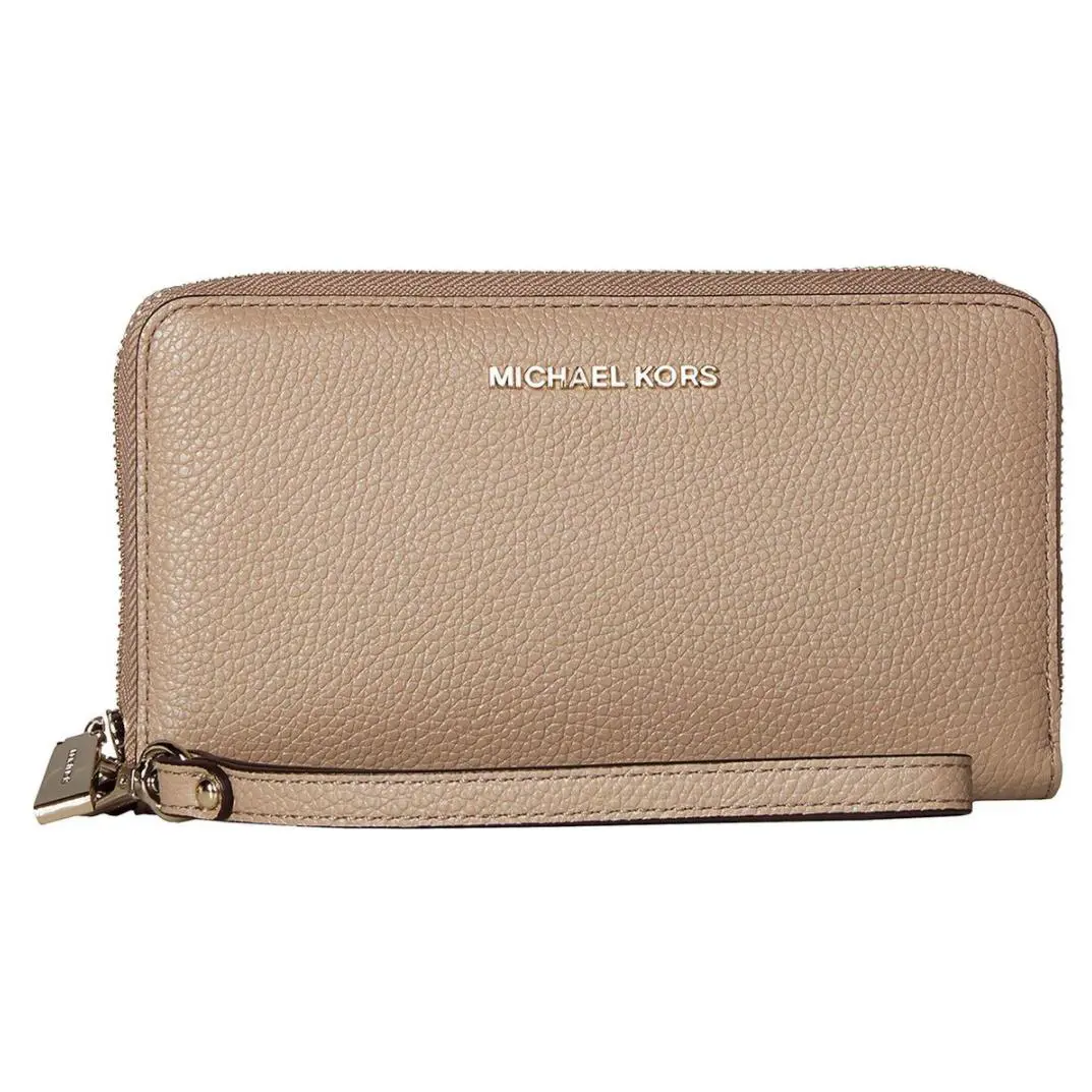 Michael Kors Flat Multifunction Phone Case Gray Wallet Purse Women`s L56717