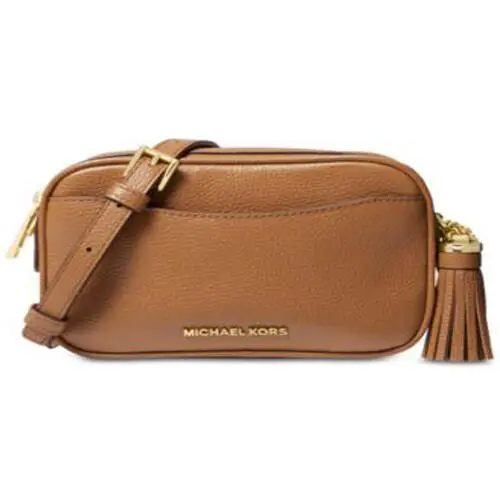 Michael Kors Convertible Leather Camera Bag in Acorn