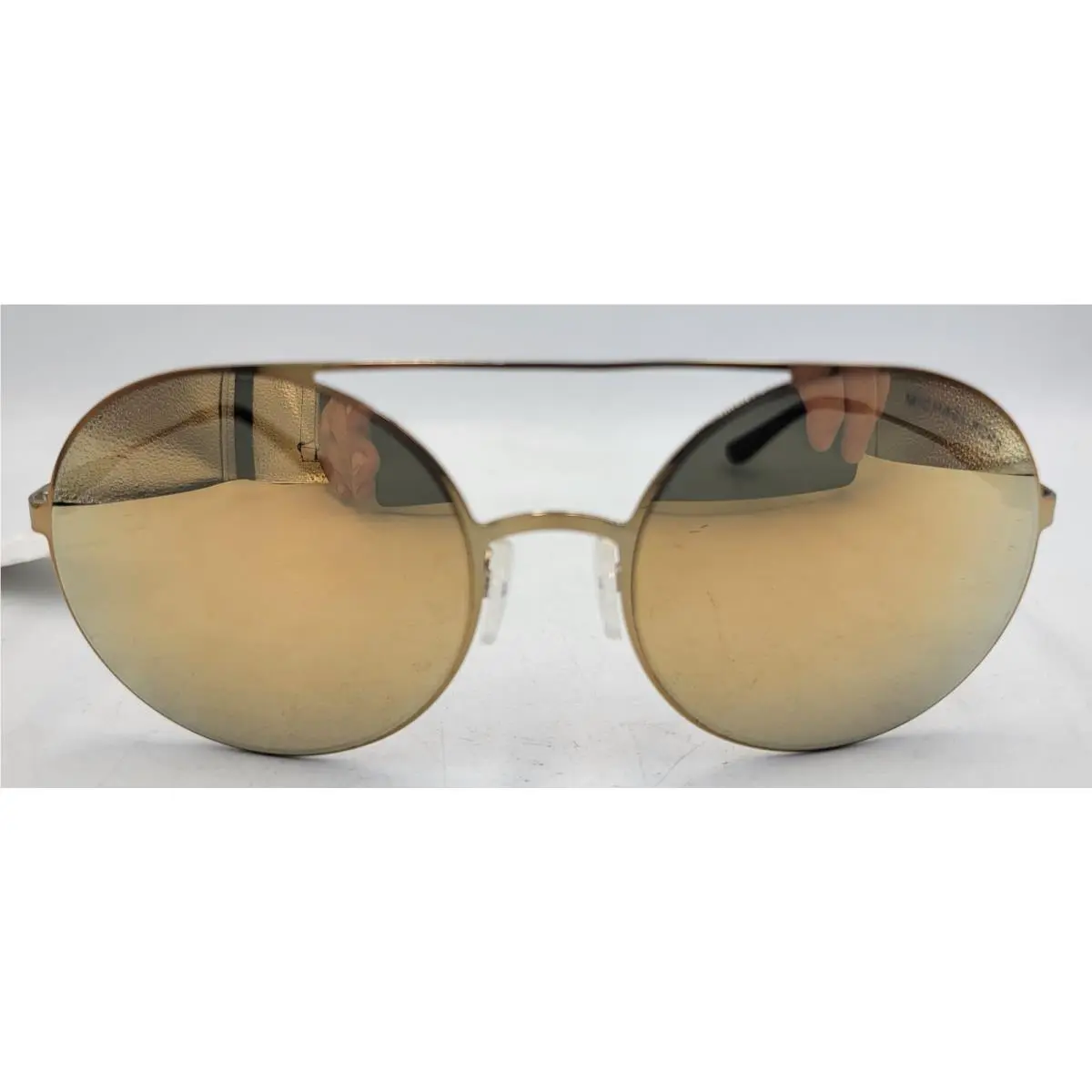 Michael Kors Cabo Gold Sunglasses Gold Mirrored Lenses MK1027 55-19-135 Pls Read