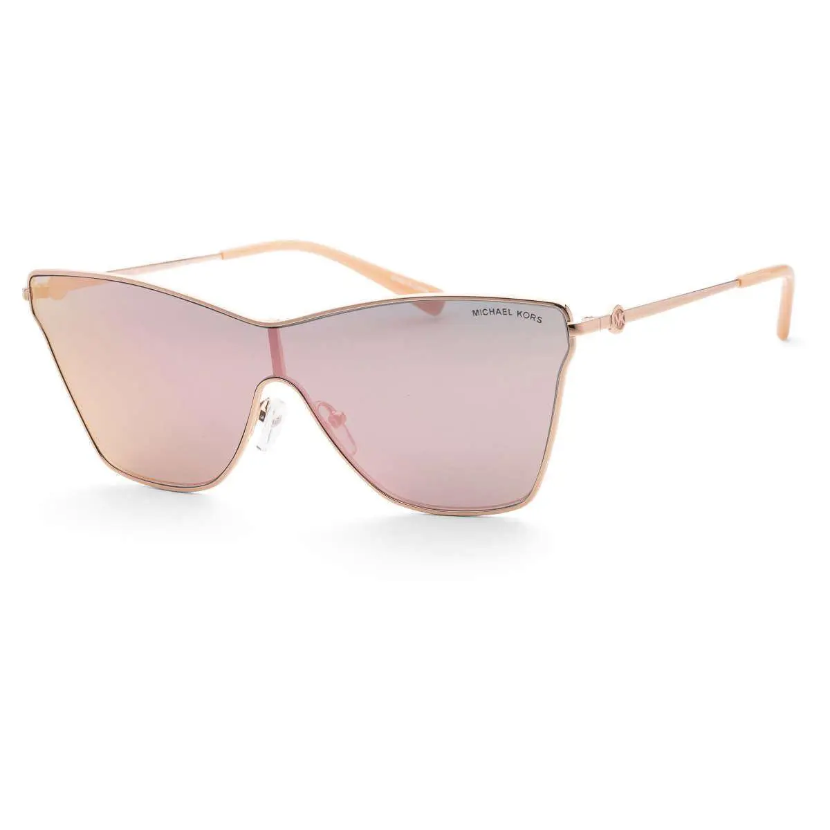 Michael Kors Women`s Rose Gold Butterfly Sunglasses MK1063-11084Z 44