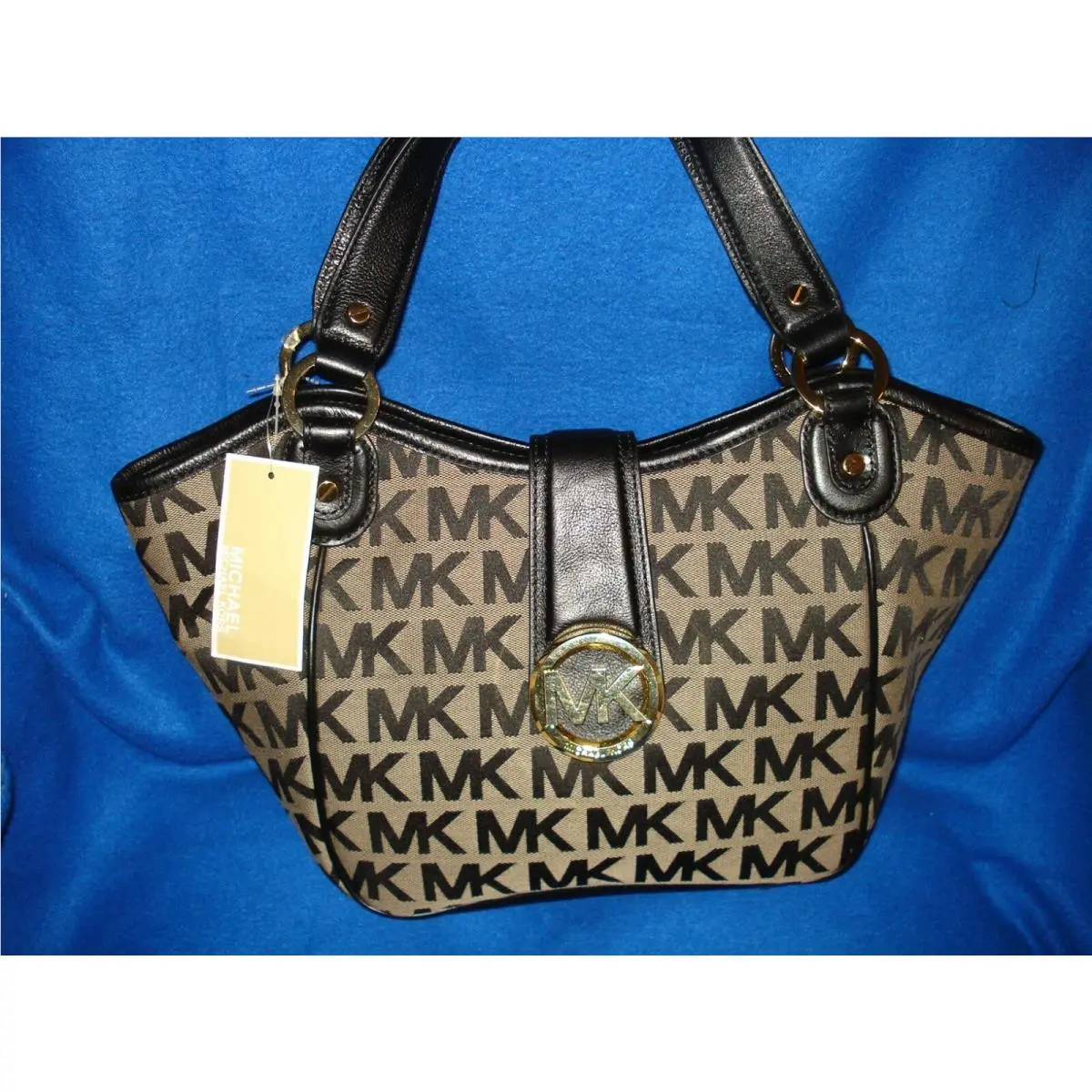 Signature Canvas Leather Medium Tote Beautiful Super by Michael Kors