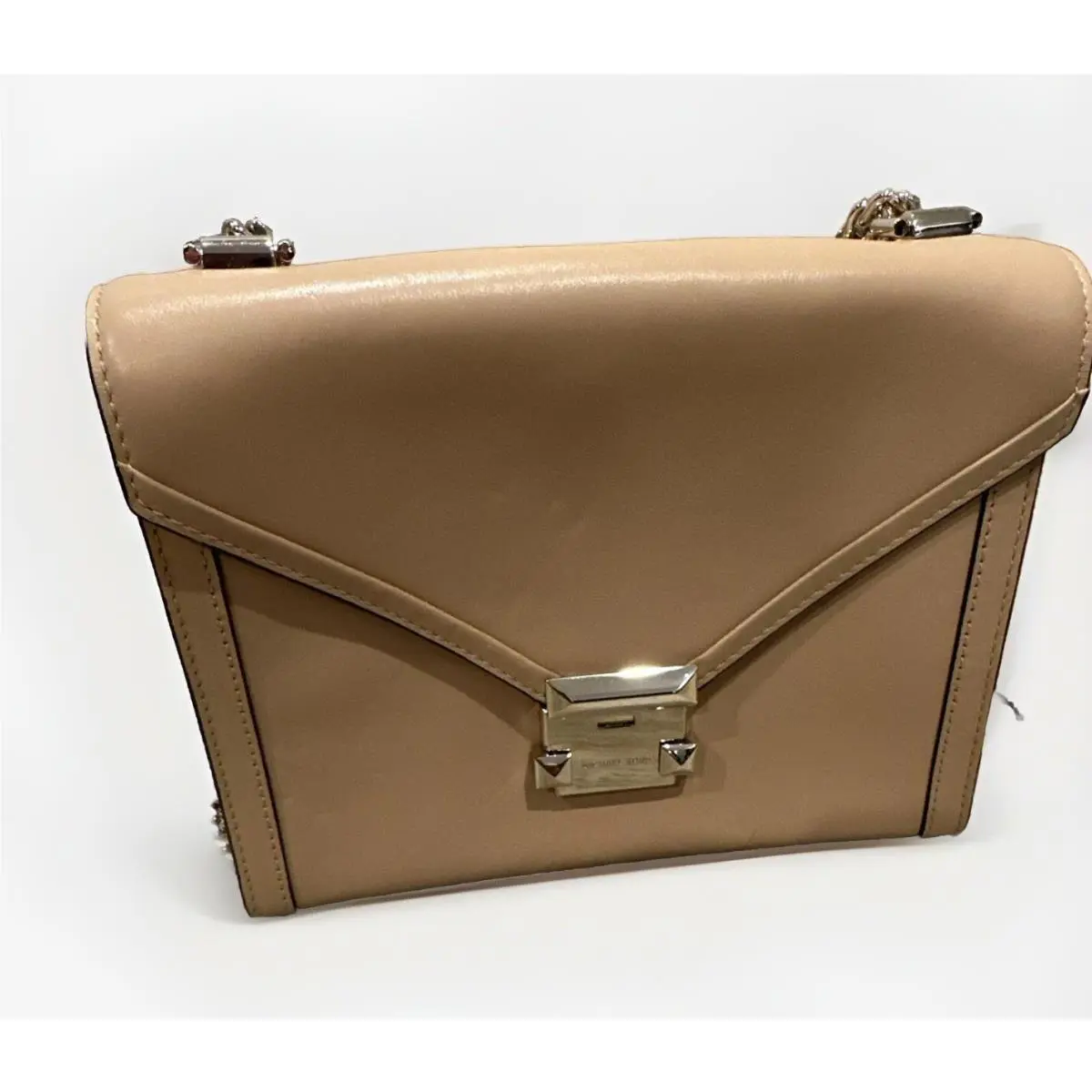 Michael Kors Whitney Large Leather Convertible Shoulder Crossbody Butternut