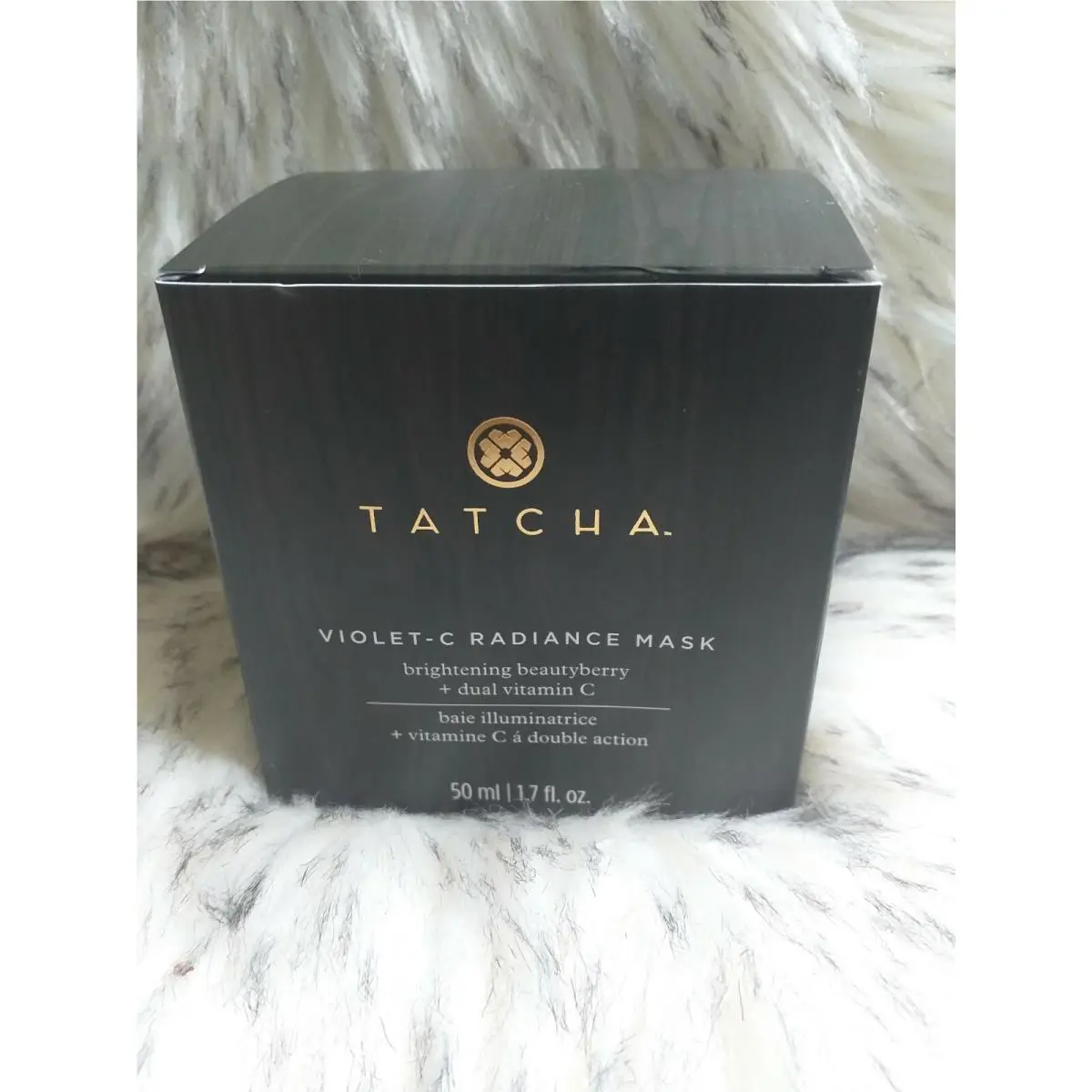 Tatcha Violet-c Radiance Mask Brightening Full Size 1.7 oz Box