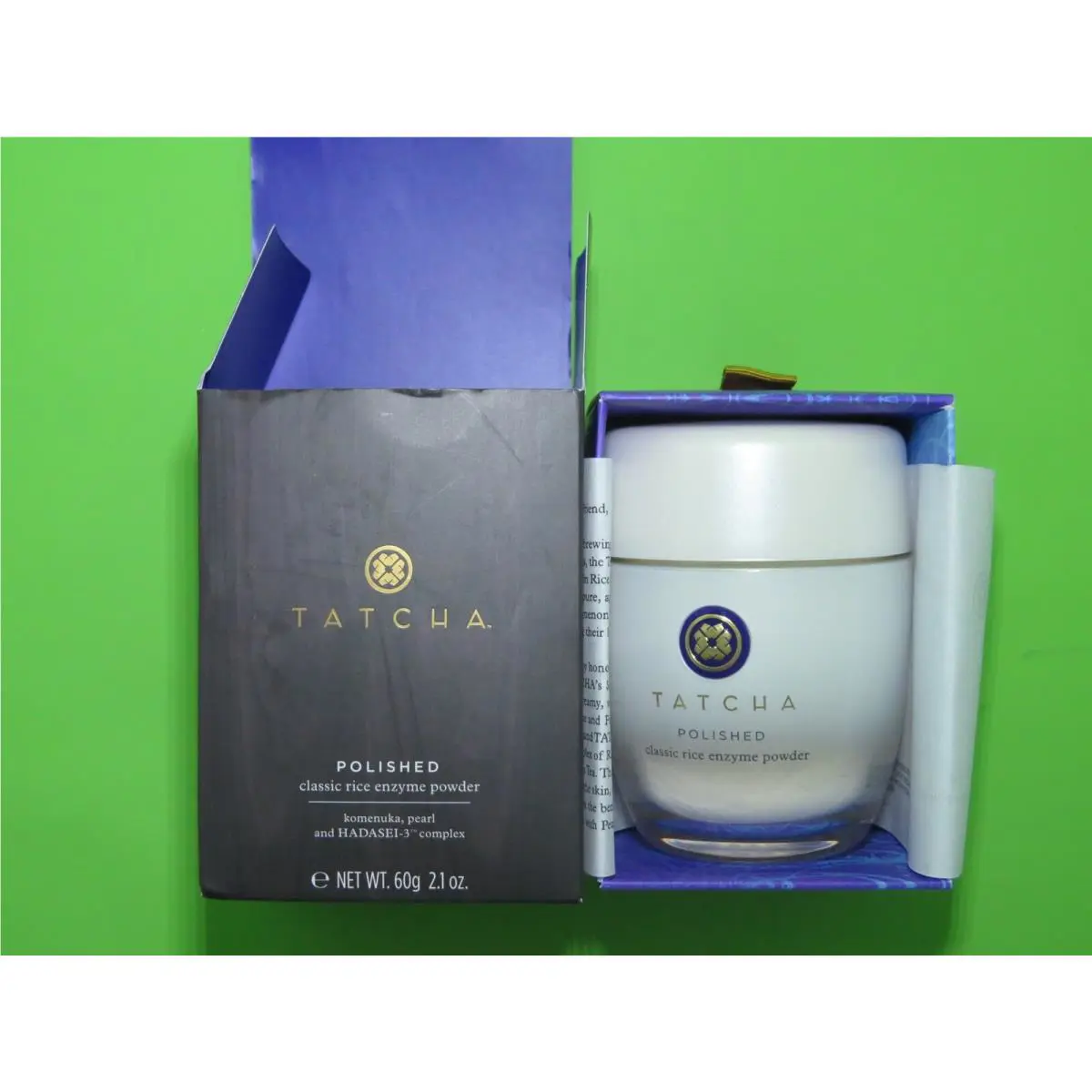 Tatcha Polished Classic Rice Enzyme Powder Non-abrasive Exfoliator 2.1 fl oz