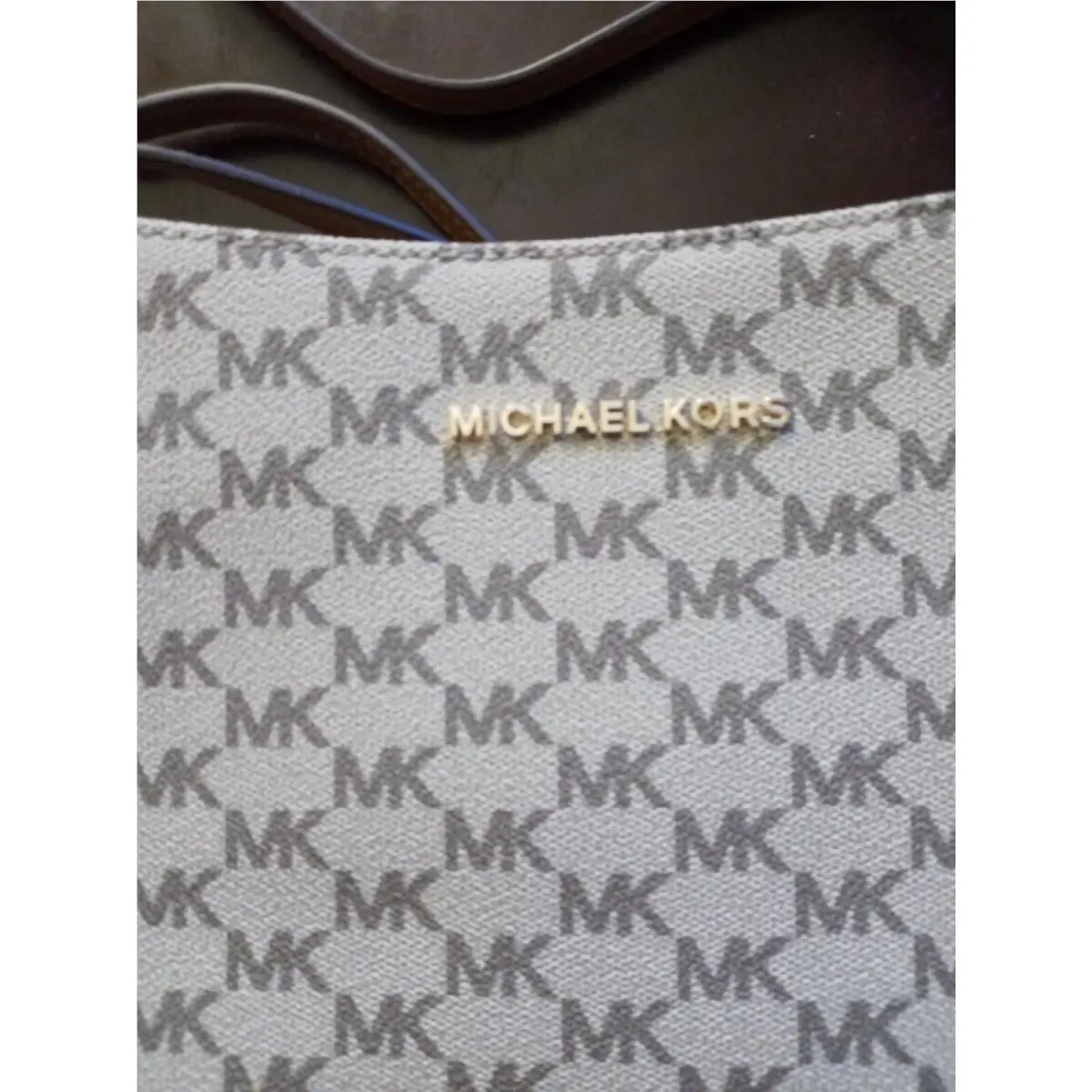 Michael Kors Jet Set 35F8GTVM7B Travel Messenger Bag Large - Vanilla
