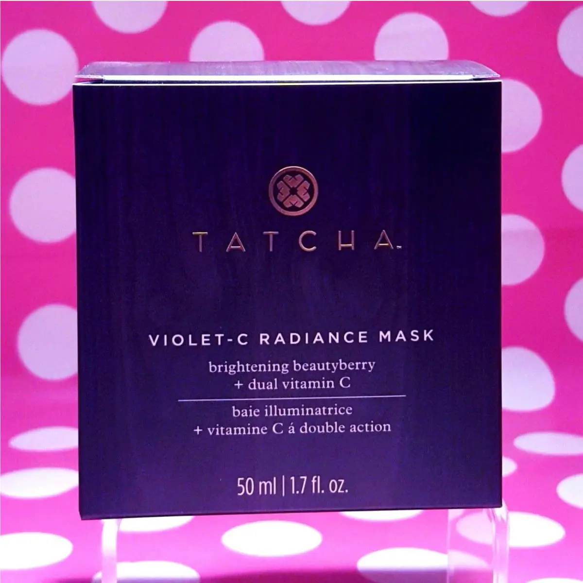 Tatcha Violet C Radiance Mask Brightening 1.7 OZ Full Size Box