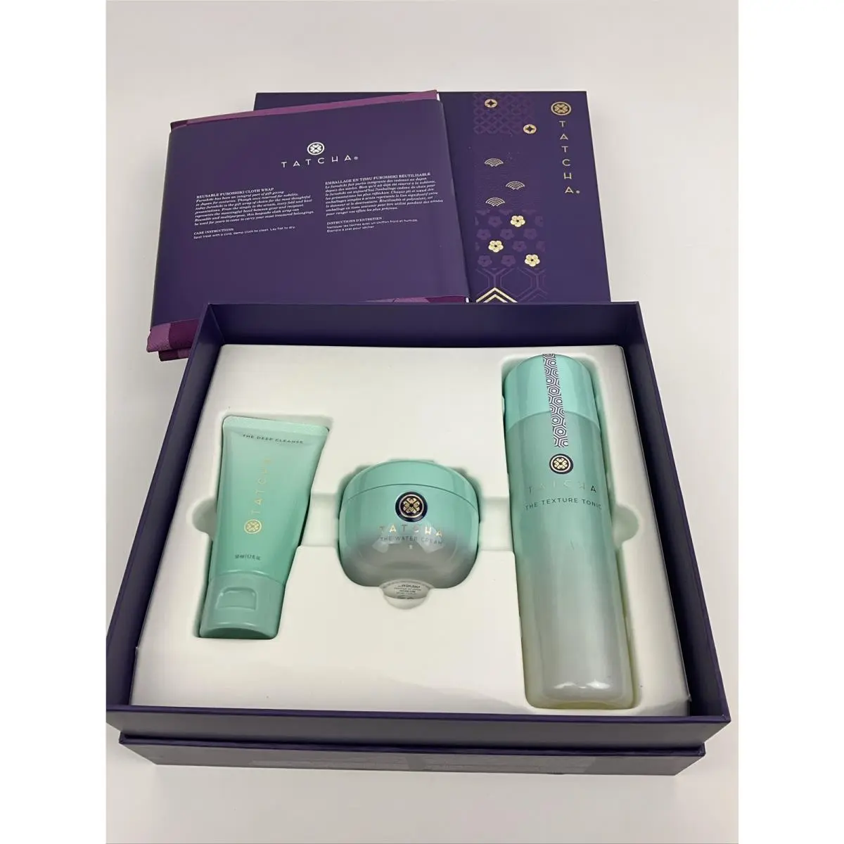 Clarified and Balanced Trio Deep Cleanse Texture Tonic and Water Cream by Tatcha