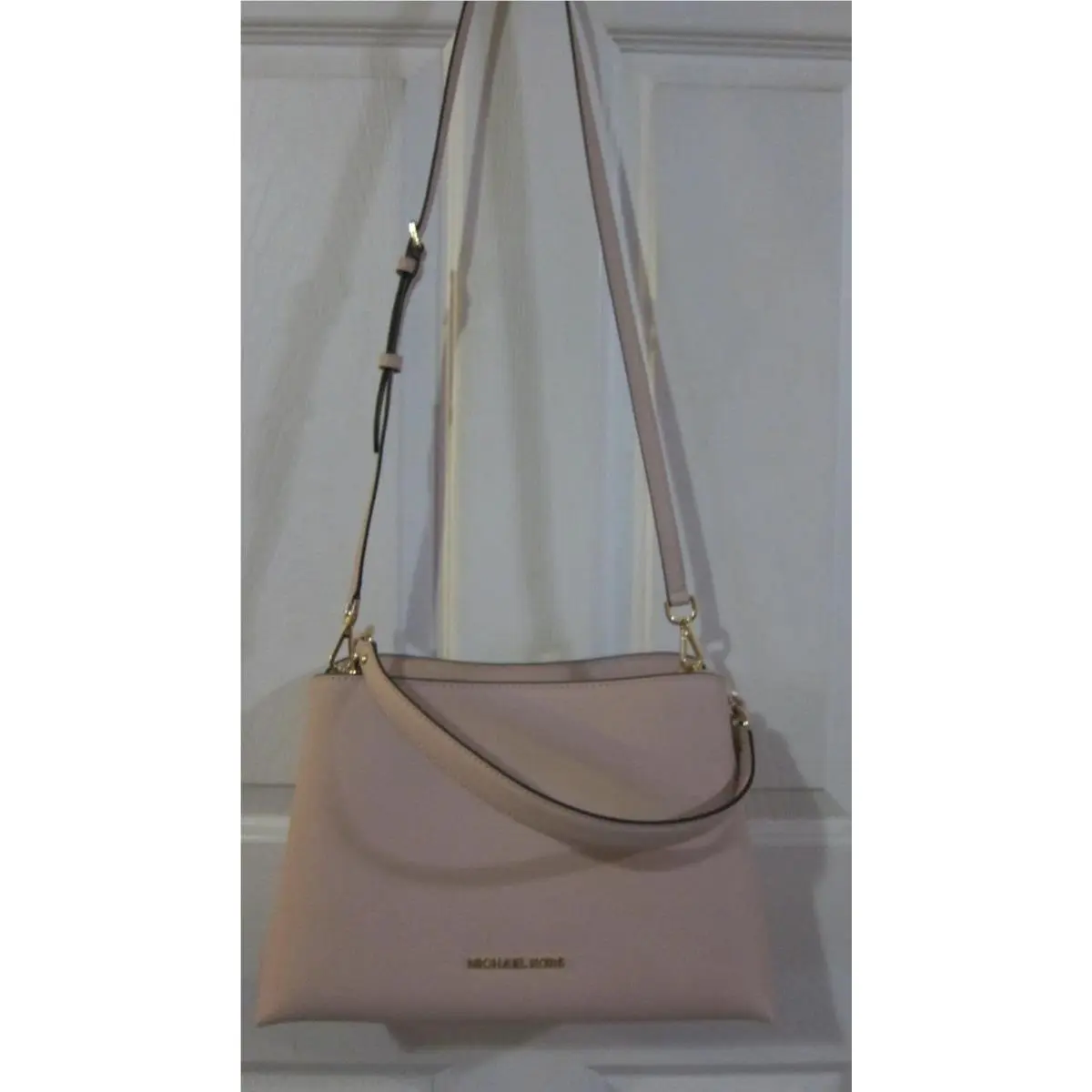 Michael Kors Sofia Large EW Satchel Leather Ballet 35F8G05S7L -ns